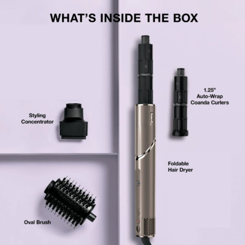 Shark FlexStyle Air Styling & Drying System HD431BR Mocha Brand New In The Box - Picture 3 of 8